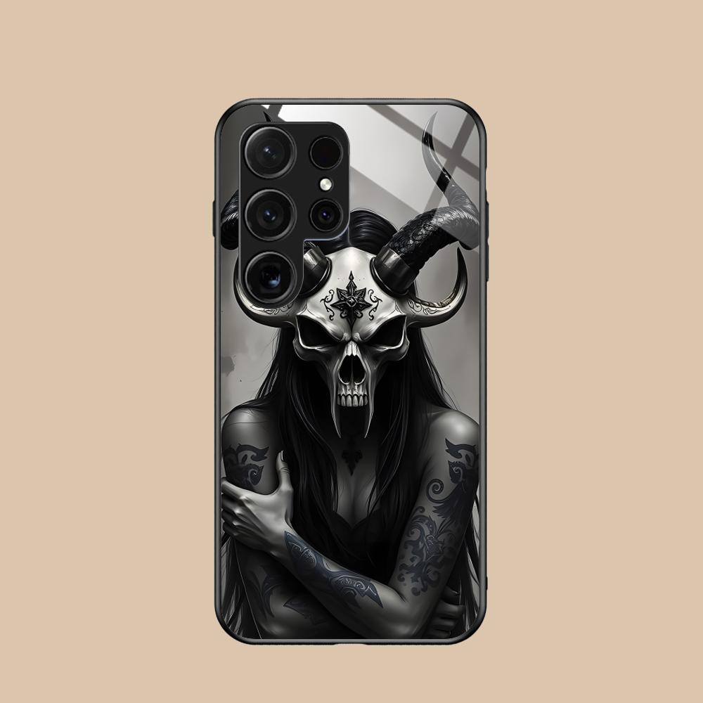 

Dark Goddess Lilith Phone Case for Samsung Galaxy S26 S25 S24 S23 S22 S21 S20 Note20 Plus FE Ultra Glass Protective Cover Galaxy S22+ 5G