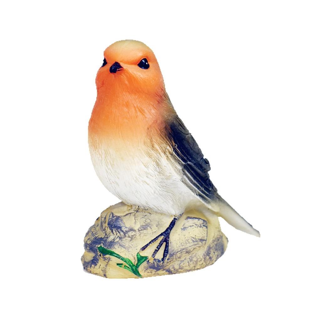 Powered Solar Resin Luminous Bird Light For Garden Courtyard Flower Pot Decor