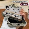 Full Screen Love Bracket Is Suitable for Apple 16 Simple Mobile Phone Case Xiaomi 15pro Electroplating Anti-drop 13 Fine Flash 7 Huawei