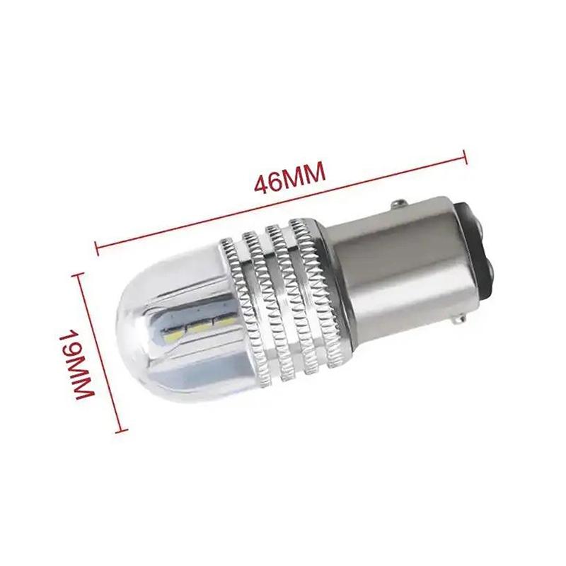 2Pcs 1156 1157 Led Motorcycle Taillights Flashing Signal Light Ba15D Brake Light 1157 Car Reversing Lamp Strobe Stop Lights