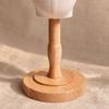 Pin-Able Hat Display Stand Natural Wood for Showrooms, Shelves