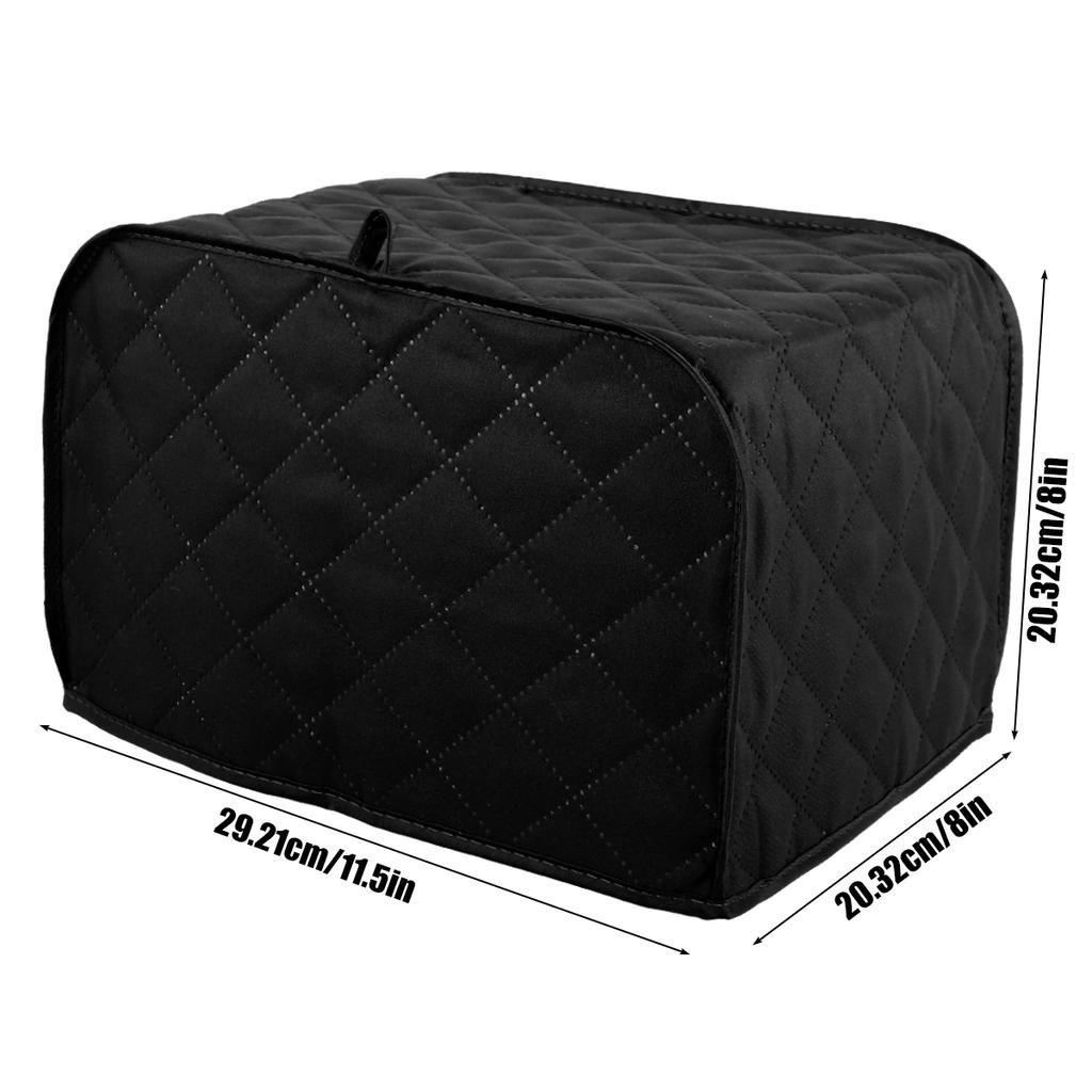 Toaster Cover Washable Bread Maker Protective Cover Dust-Proof Toaster Machine Cover 11.5x8x8 Inches for 2-Slice Toaster Kitchen