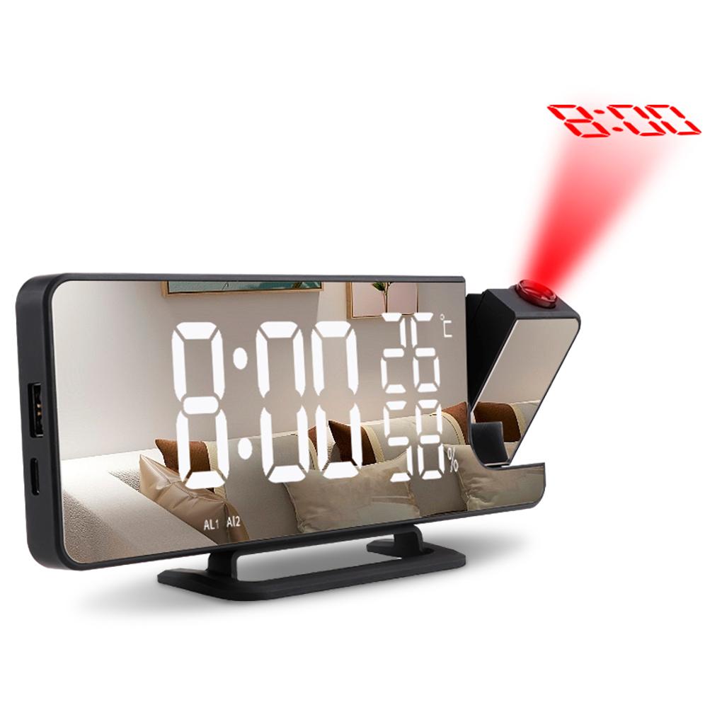 LED Smart Alarm Multifunctional USB Output Temperature Meter Clock