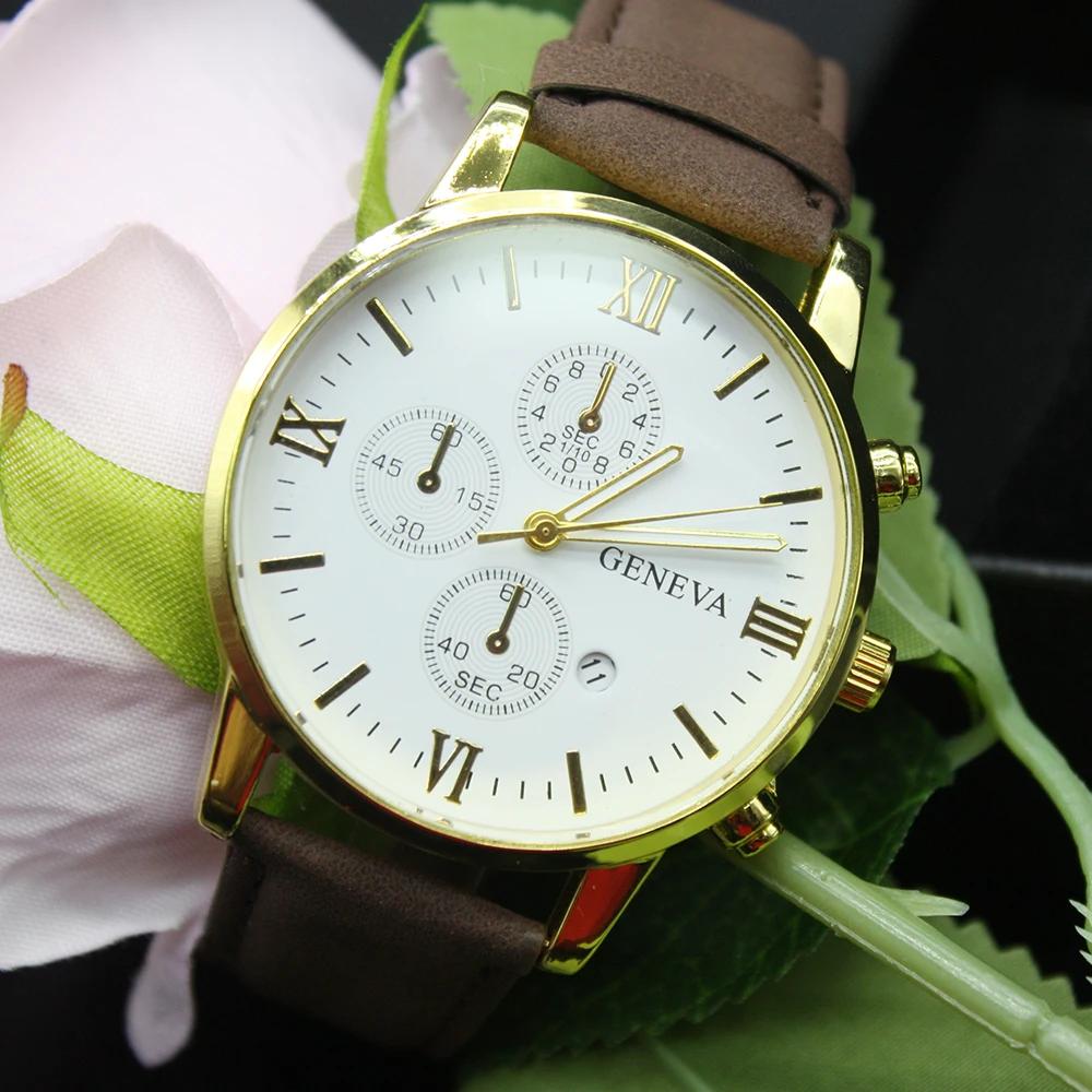 5pcs High Quality Fashion Waterproof Dial Minute Scale Box Included Luxury Business for Sports Running Outdoor Office Worker