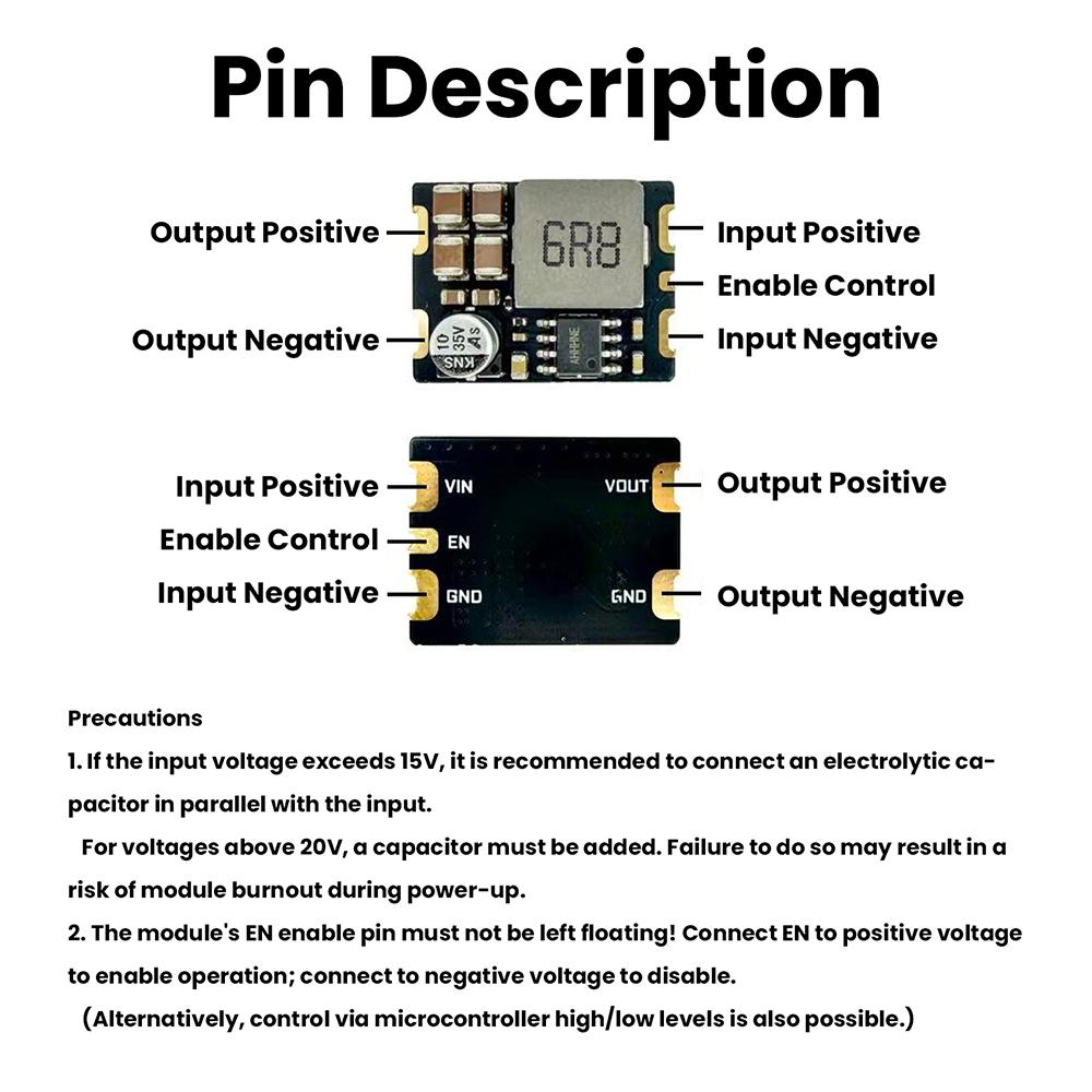 5A Mini DC-DC Buck Step Down Converter Board Module 5V-30V To 3.3V 5V 8.4V DC-DC Voltage Regulator PCB Board Power Buck Module
