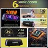YEAHBOX Sonic Boom Bluetooth Speaker CN Plug (adapter Included)
