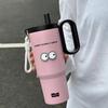 Twilight Ice Shield Insulated Cup, Large Capacity Stainless Steel Water Bottle for Men and Women, Customizable Design.