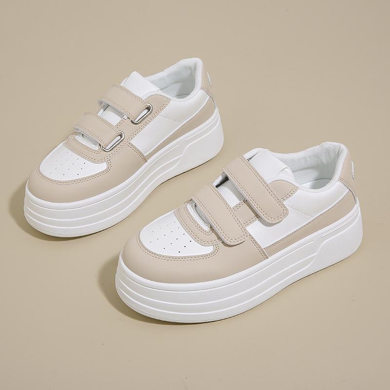 Spring Autumn New Sports Leisure White Shoes for Female Students Versatile Simple Comfortable Durable Board Shoes