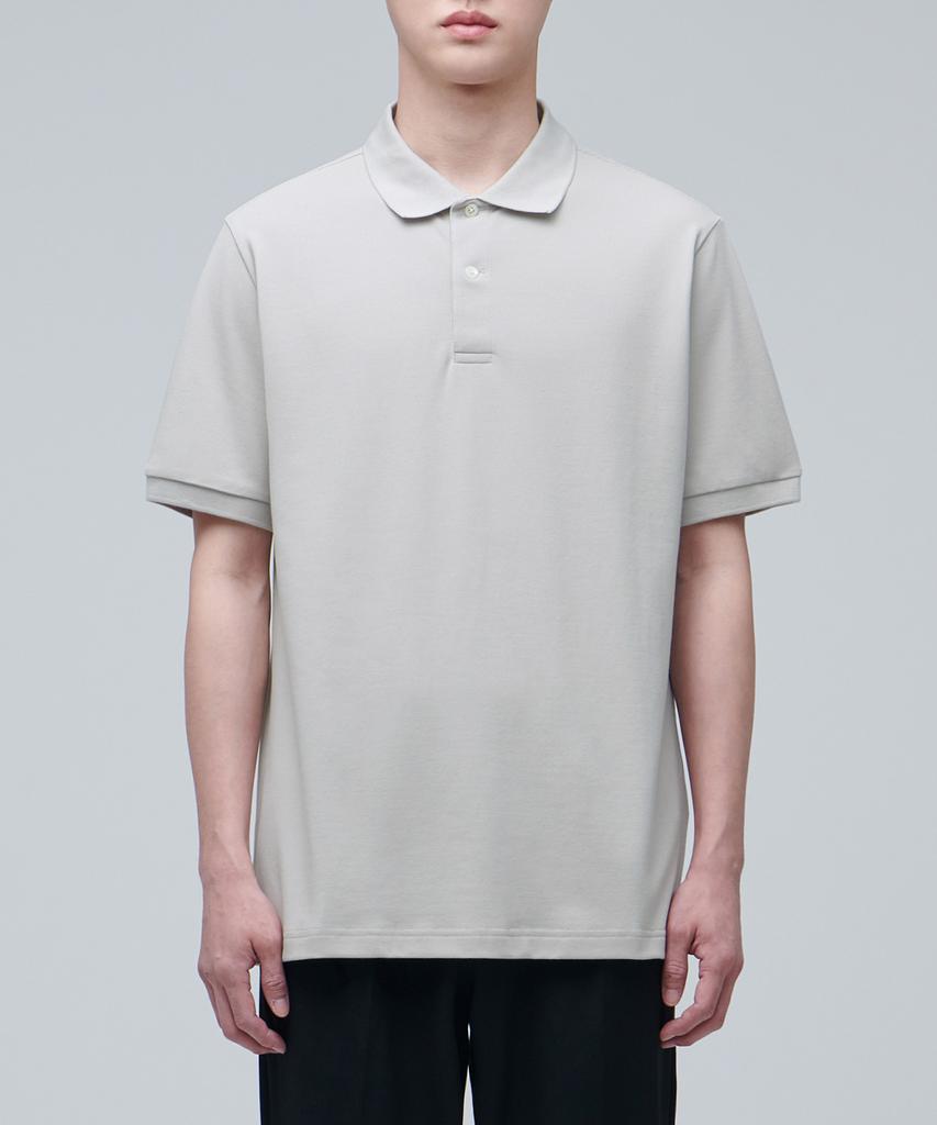 MUSINSA STANDARD [Cooltandard] Pique Polo Shirt [Mushroom]