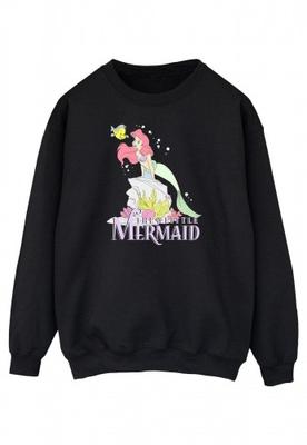 Mens The Little Mermaid Faded Nostalgia Sweatshirt