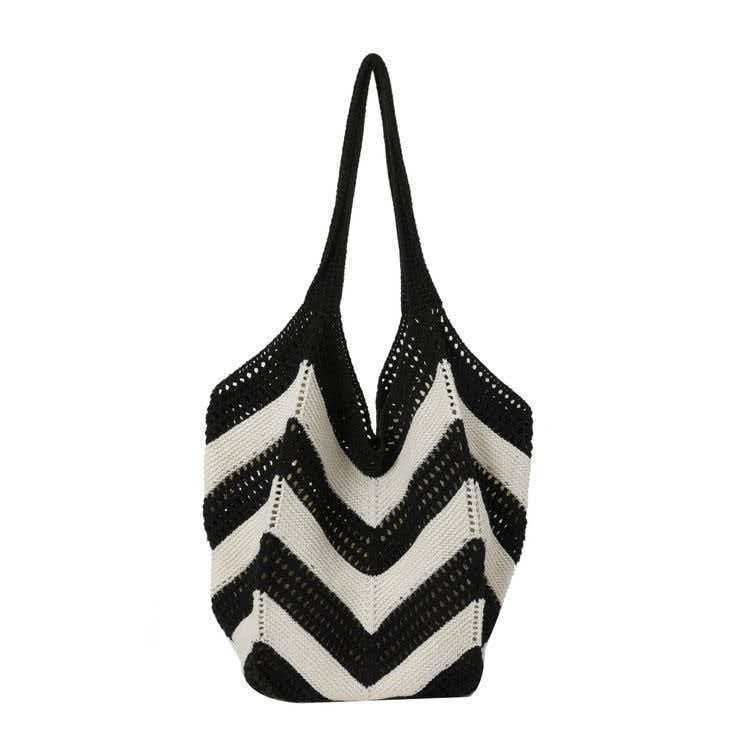 Large capacity tote bag woven bag summer shoulder bag women's hand-woven bag new holiday beach bag