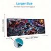 Jujutsu Kaisen Farb-Mauspad Großes Gaming-Tischkissen Rutschfestes Laptop-Tablet Großes Mauspads XXL Matte Mini-PC-Spielmatte Mit Verriegeltem Rand