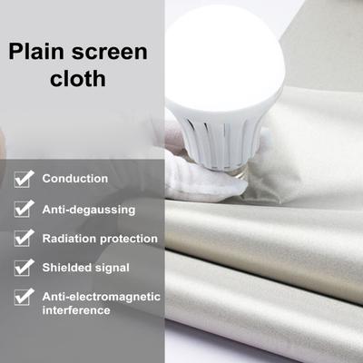 RFID Shielding Fabric EMF Block WiFi/RF Anti-Radiation Cloth Magnetic Anti Signal Interfer High-Shielding Conductive Fabric Cloth for RFID Wallets