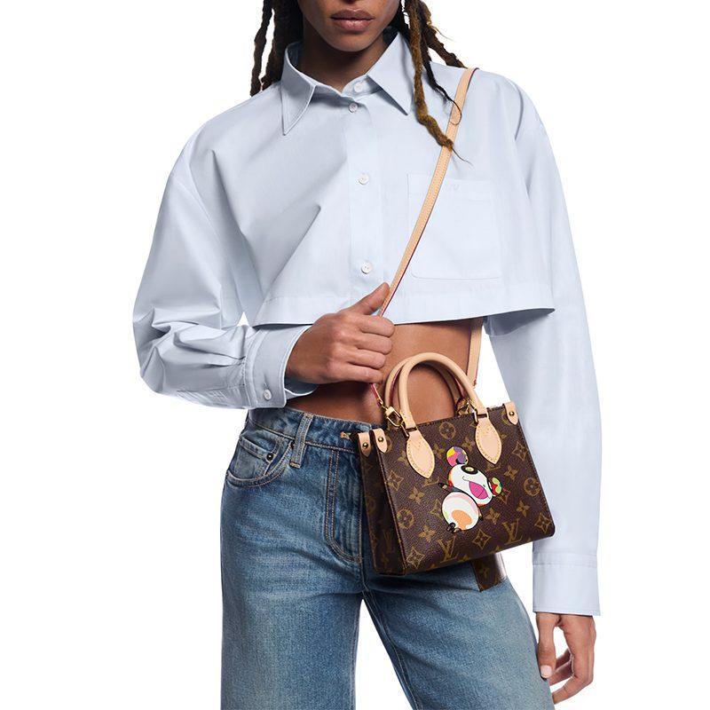 Louis Vuitton X Takashi Murakami OnTheGo Bb Bag Monogram M13668
