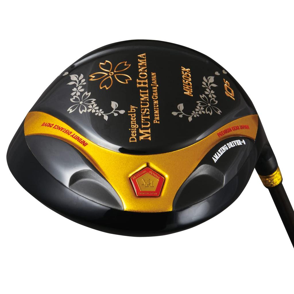 MUTSUMI HONMA Premium Titanium Driver MH505X Short 44 (Right-handed, Inches, R, 10.5)