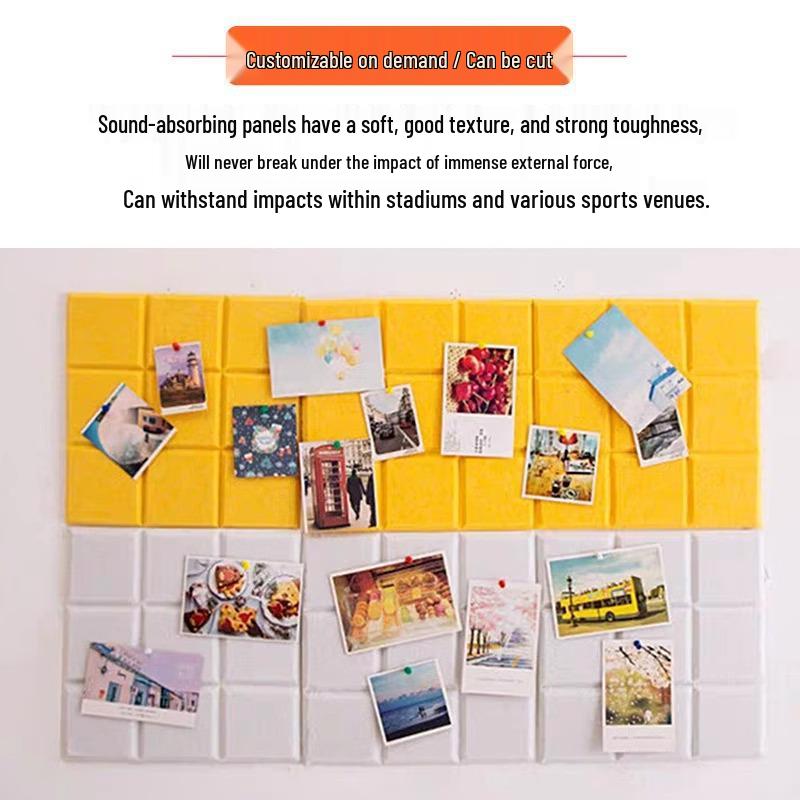 Nine-Grid Felt Wall Stickers for Photo and Message Display In Kindergartens