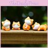 Orange Cat Wall Art Decoration With Micro Landscape Pvc For Bedroom And Living Room