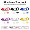6 Colors Racing Rear Tow Hook 256*91mm Rear Tow Hook High Quality Bumper Trailer