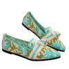 Women's Pointed Toe Flying Woven Loafers, Bow Decor Slim Fit Flat Shoes, Casual Slip On Daily Ladies Single Shoes