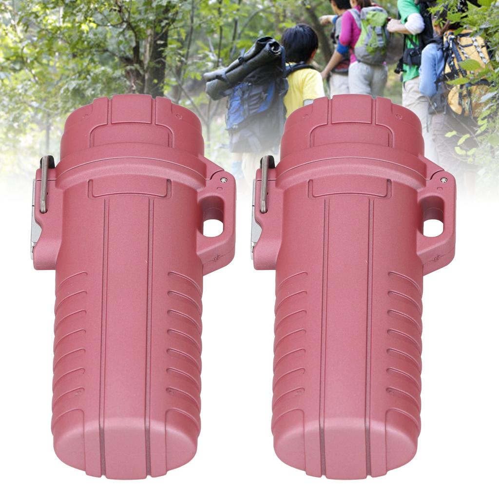 2 Buc Tub de Depozitare Impermeabil Capac Ermetic Etanșare din Cauciuc Cutie de Depozitare Tub de Plastic pentru Camping în Aer Liber Călătorii