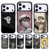Famous Aesthetic Statue Phone Case for iPhone 17 16 15 14 13 Pro Max Back Cover for 12 11 Pro Coque