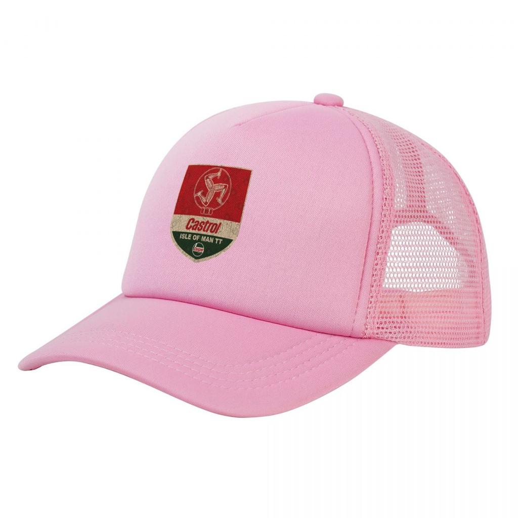 Isle Of Unisex Tt Motorcycle Race Trucker Cap Unisex Women Retro Hats Trucker Hat Sun Hats Adjustable Mesh Baseball Cap Summer
