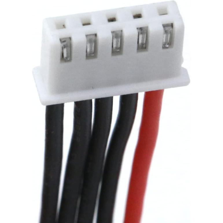 Antrader 4S Battery Balance Charger Silicone Wire Extension Cable for Li-Po Batteries, 14.8V, 3.9-inch, 5pcs