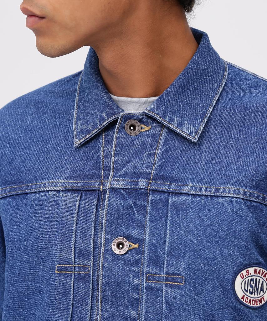 WEB Limited DENIM JACKET ANNAPOLIS Denim Jacket Annapolis L 432 Used [Avirex] Men's 783-5152016