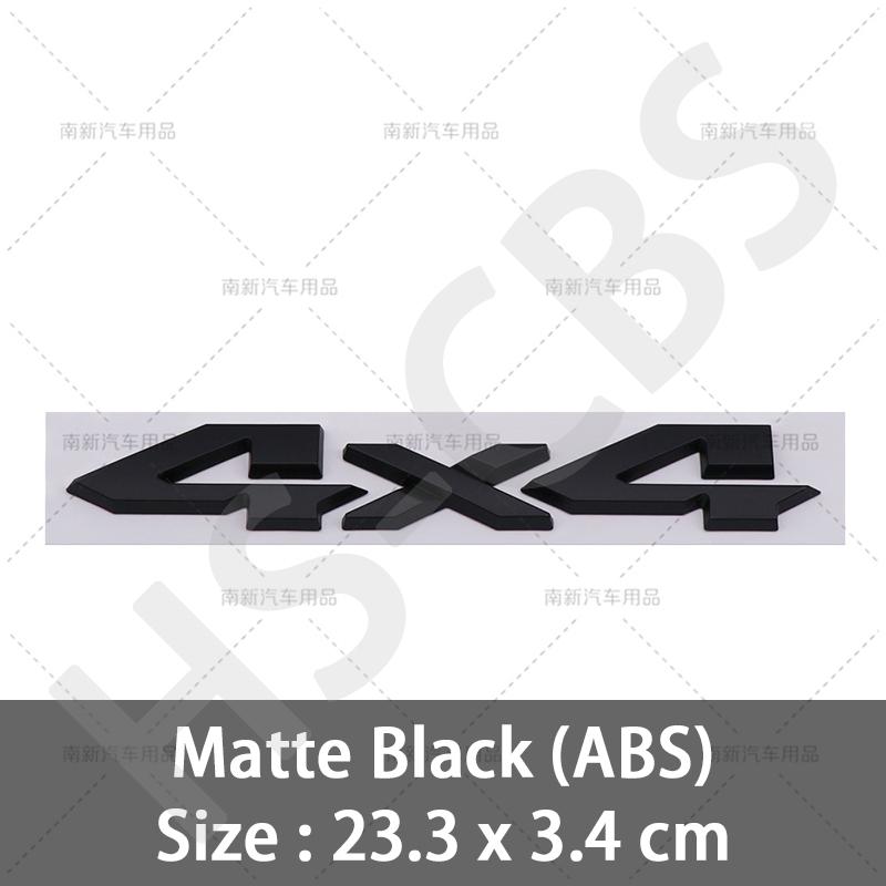 3D 4X4 4 x 4 Rear Trunk Emblem Tailgate Logo Car Hood Fender Nameplate Decal Badge Sticker For Jeep Dodge Off Road Car Styling AMP1