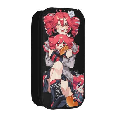 Kasane Teto Pencil Cases Fashion  Virtual Singer Pen Box Bag for Student Big Capacity Office Gift Pencil Pouch