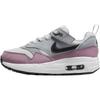 Air Max 1 Confortables Résistantes à l'abrasion Basses Chaussures de Course pour Enfants Gris Enfant DZ3308-115