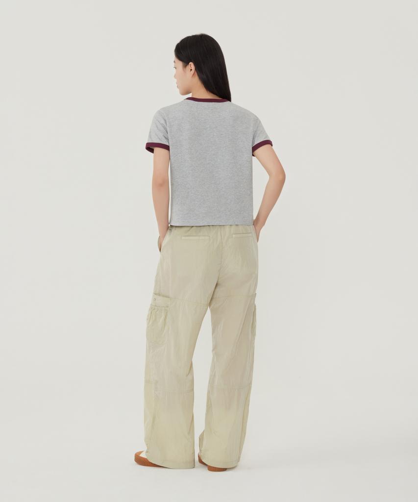 COVERNAT WOMAN Fluid Cargo Pants Light Khaki