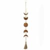 29.92in Linen Rope Ornament Wooden Boho Wall Decoration Wooden Wall Hanging  Dorm