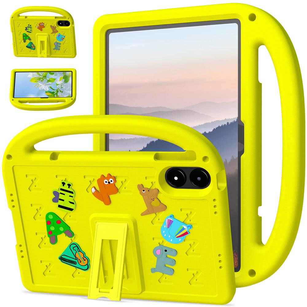 Tragbare Cartoon-Tablet-Hüllen für Kinder für Samsung Tab A9 Plus und Xiaomi Poco Pad M1 7/7Pro Redmi Pad 2 Pro SE Hülle Fundas Stoßfestes EVA+PC Ständer