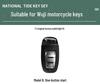 Wuji SR150GT Motorrad Schlüsselabdeckung - 2022 Fernbedienung Schutz Zubehör mit Schnalle
