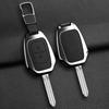 For Renault Kwid Traffic Symbol For Dacia Sandero Logan Duster - Zinc Alloy Leather Car Key Case Cover Auto Accessories