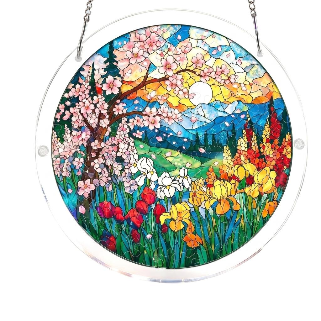 Acrylic Puzzle Can Be Hung Doors, Gardens, Indoor And Outdoor Decoration.