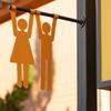 Wall-Mounted Toilet Sign Rustproof Bathroom Indicator Plate Bathroom Door Sign  Restaurant WC