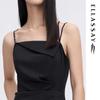 ELLASSAY Women's Pleated Hem Slit Midi Dress