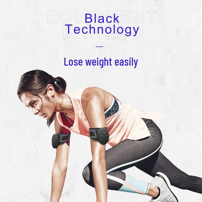 EMS Rechargeable Ab Muscle Stimulator with Digital Display - Smart Fitness Patch for Abs and Weight Loss