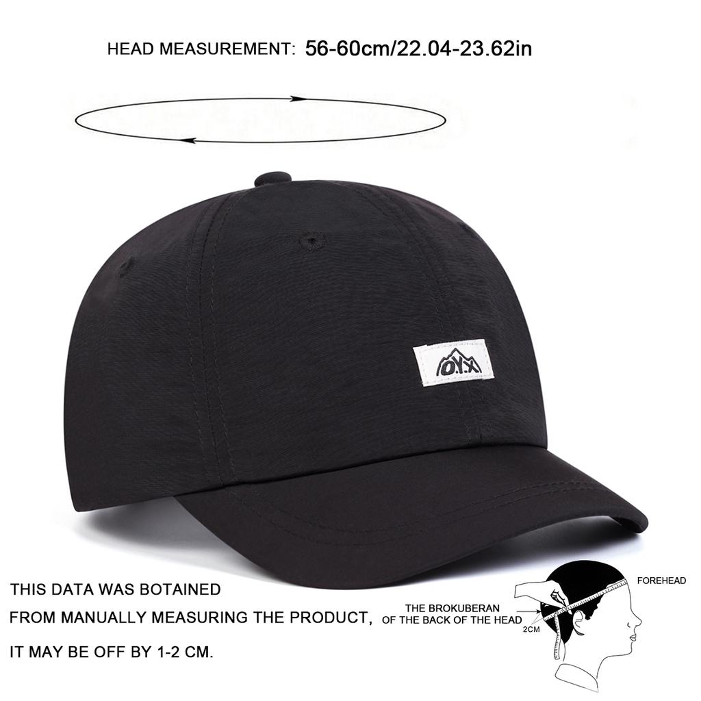 Fashionable Letter Quick Drying Baseball Cap Men's and Women's Outdoor Breathable Hats Leisure Summer Hat Soft Top Caps