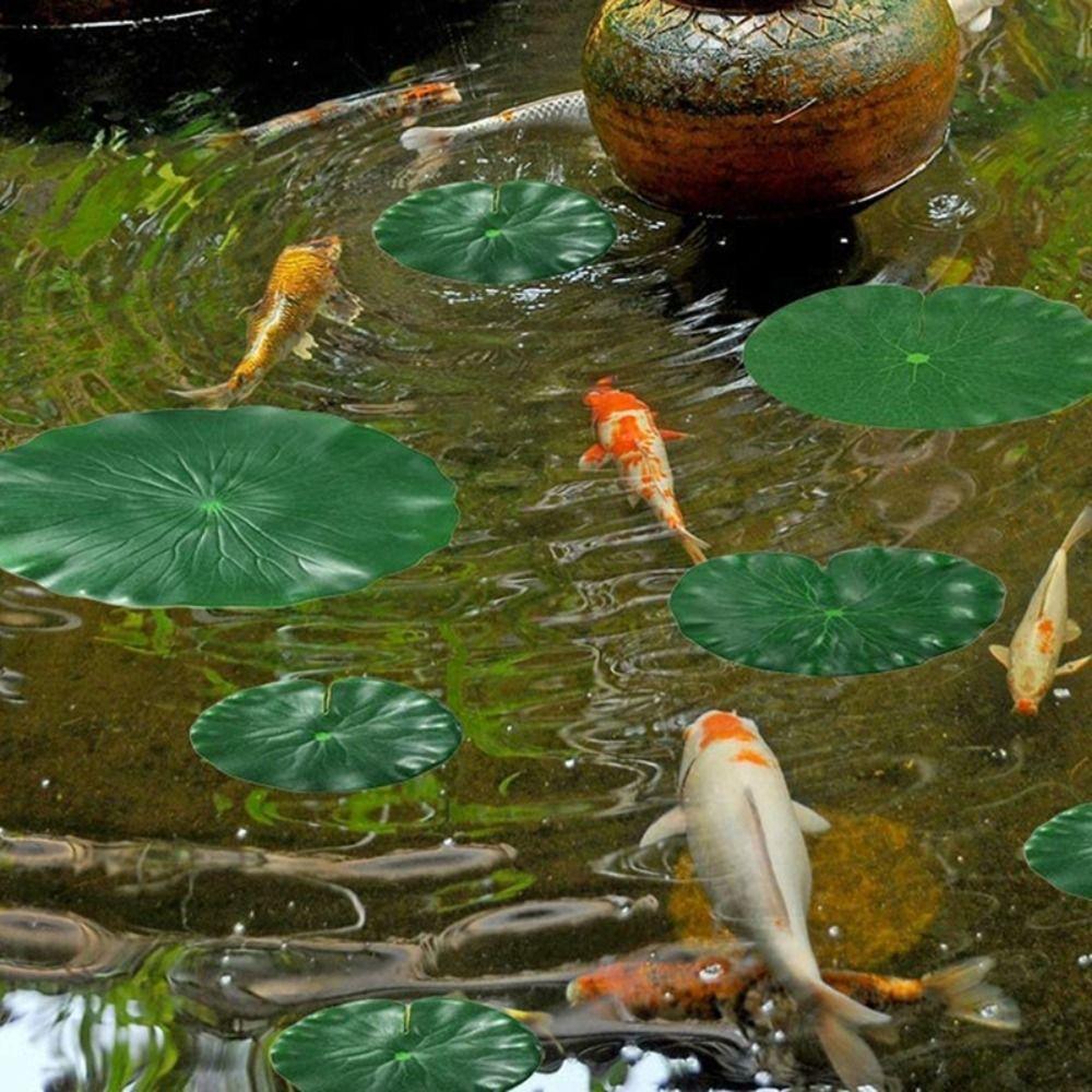 Pond Pond Flower Fish Tank Landscaping Floating Lotus Leaf Fake Lotus Water Leaf Artificial Plant