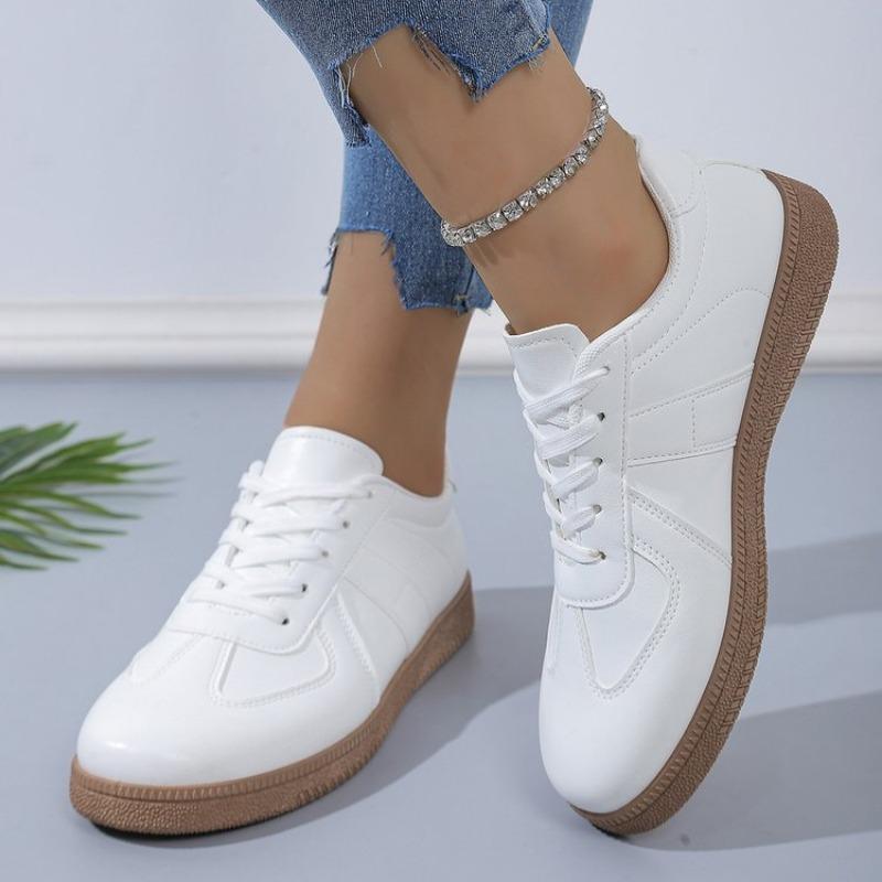 Fashion 2025 High Quality Shoes for Women Lace Up Women's Vulcanize Shoes Outdoor Women Sneakers Flat with Ladies Casual Shoes Zapatos