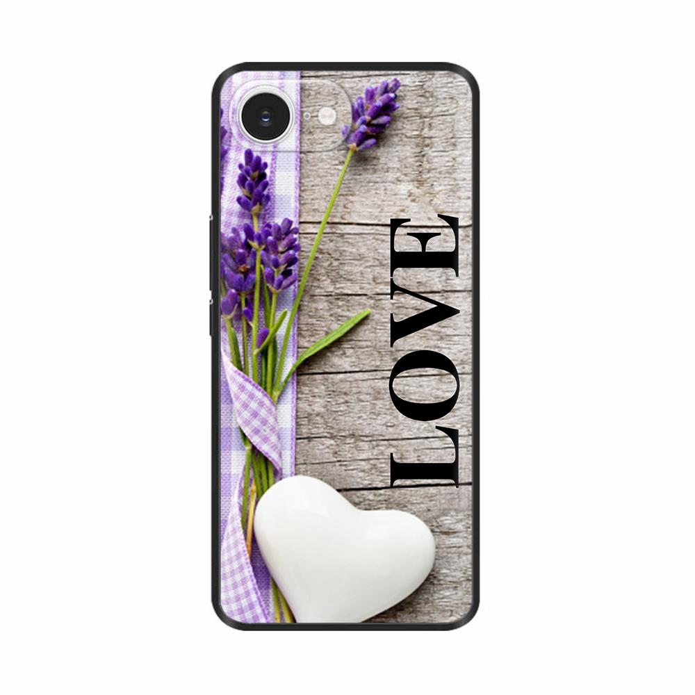 Soft TPU Black Silicon Phone Case For iPhone 16E iPhone16E SE 2025 SE4 5G Painted Shockproof Shell Cover Cases Bumper Funda Capa