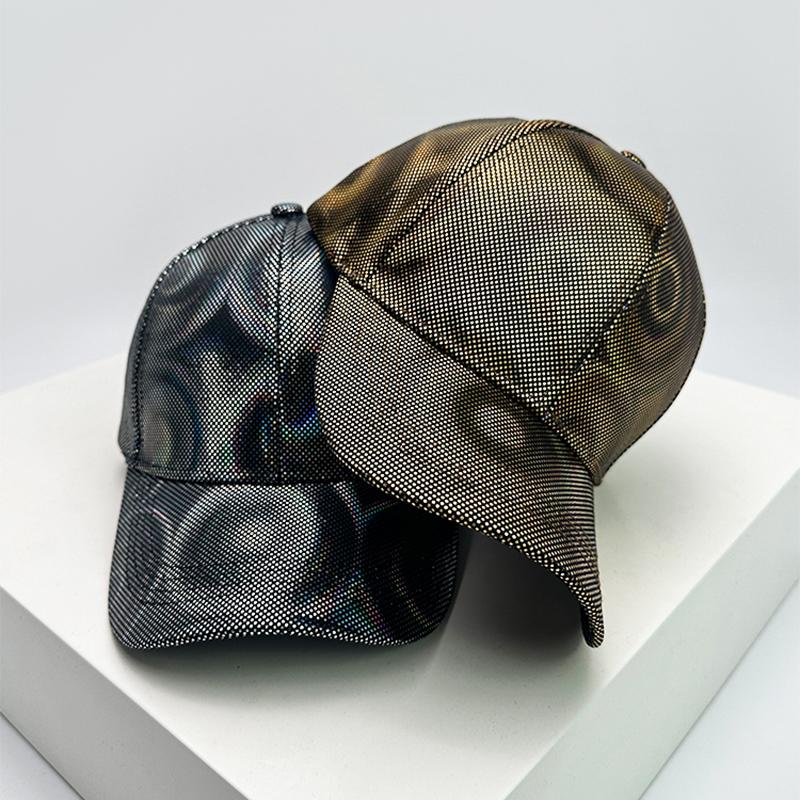 And Women Personalized Check Reflective Baseball Caps Air Permeable Street Style Sun Protection Snapback Hats All-Match Vintage Fashion Casual