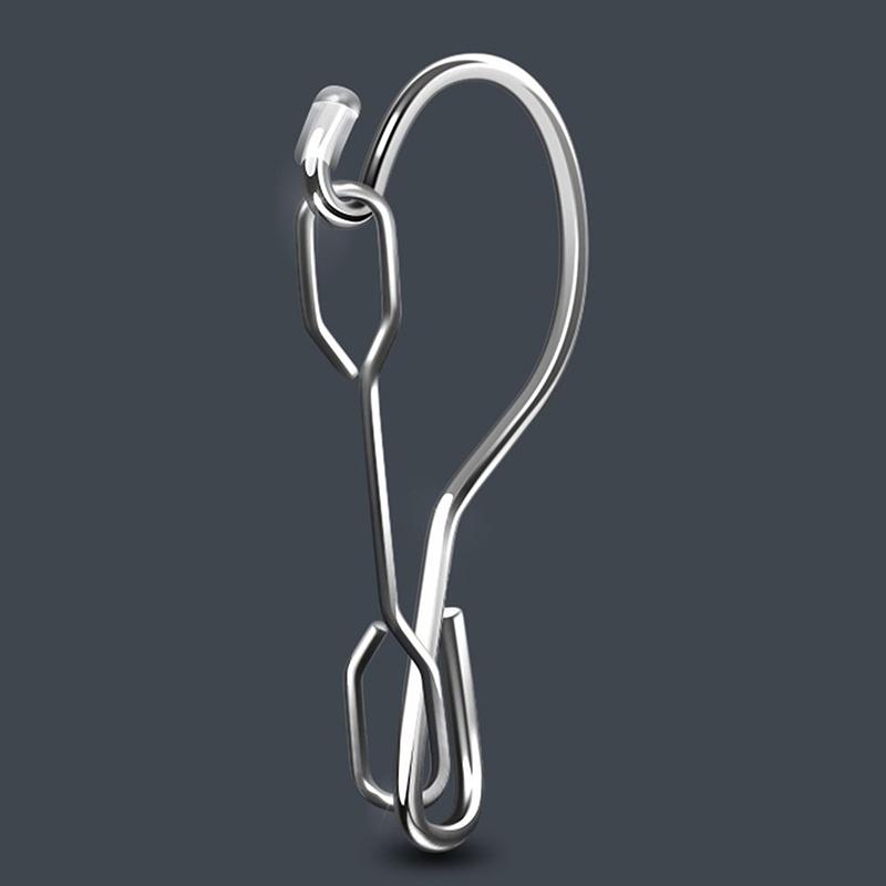 Stainless Steel Foldable Clothes Hanger Laundry Drying Rack With 20/30 Clips Save Space Closet Organizer For Socks Bras Towel