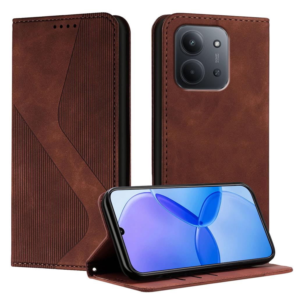 Magnetic Leather Wallet Flip Luxury Case for Xiaomi 15T Pro POCO M7 Cover for Xiaomi Redmi 15C A5 Note 14 15 4G 5G Phone Cases