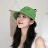 Sun Protection Women Bucket Hat Frog Shaped Fishing Cap Cute Sunscreen Hat  Outdoor