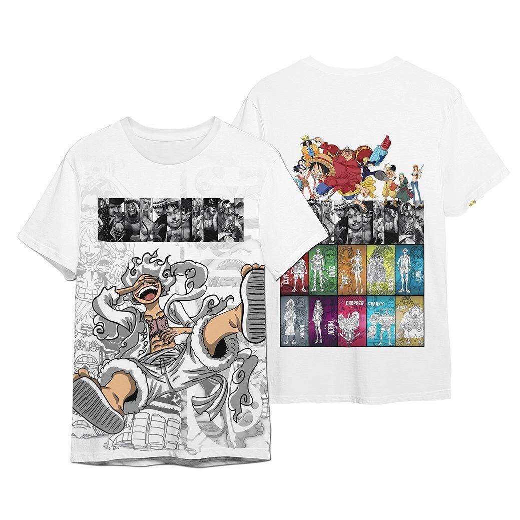 

One Piece Luffy Cosplay Anime Manga T-Shirt Tee Costumes Undershirt Polyester 3XL