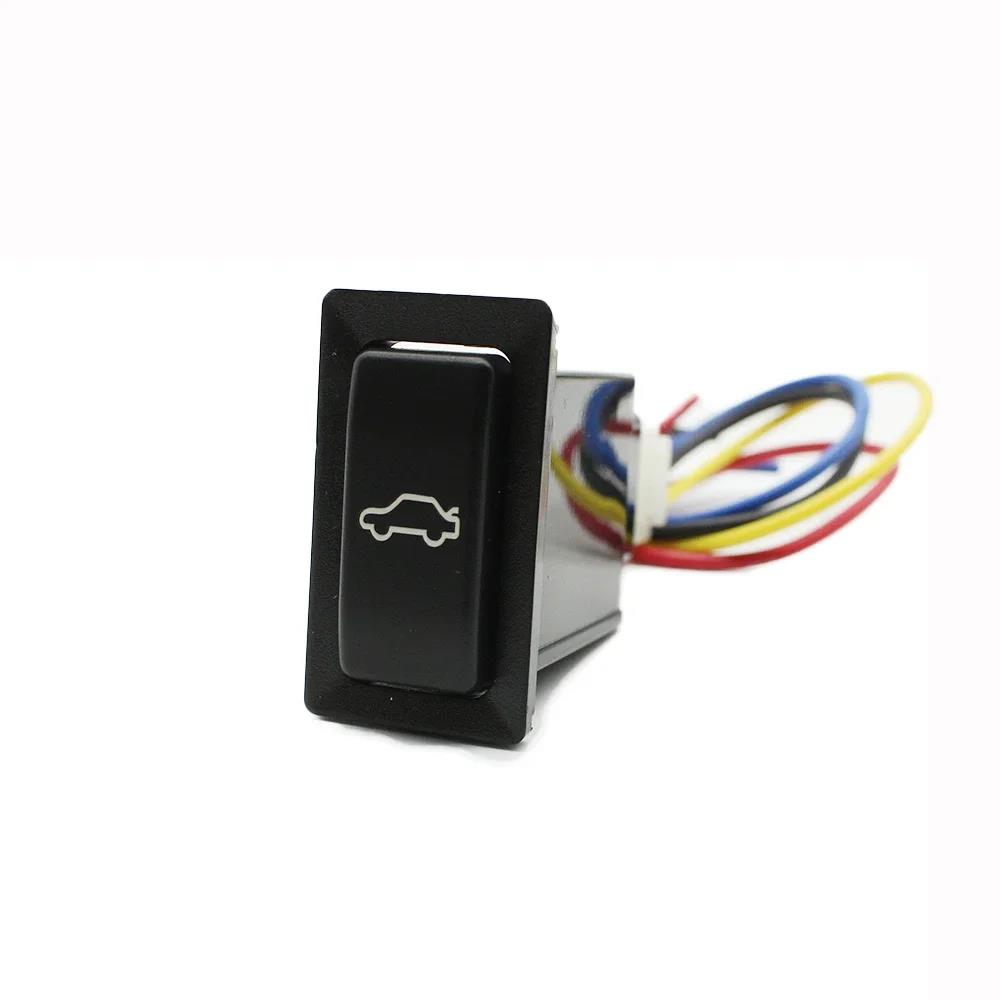 Car Blue LED Light DRL Fog Lamp Power On Off Switch Radar Camera Misic Button For Toyota LC95 2002 For HINO 500/700 Accessories